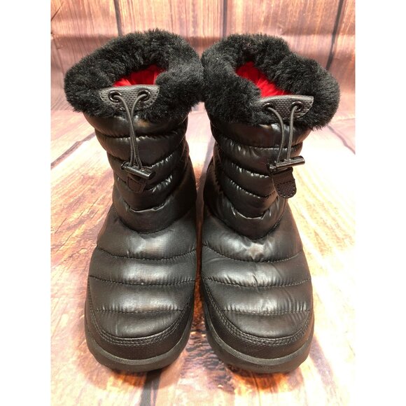 THE NORTH FACE Black Thermal Micro Waterproof C315ZT1 Winter Boots Womens 7 (m8n - Picture 2 of 10